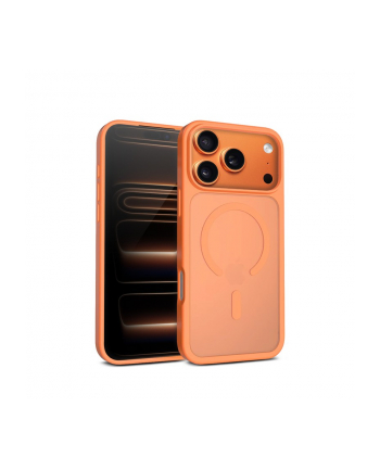 crong Etui Hybrid Matte Magnetic Etui MagSafe iPhone 17 Pro Max Pomarańczowe