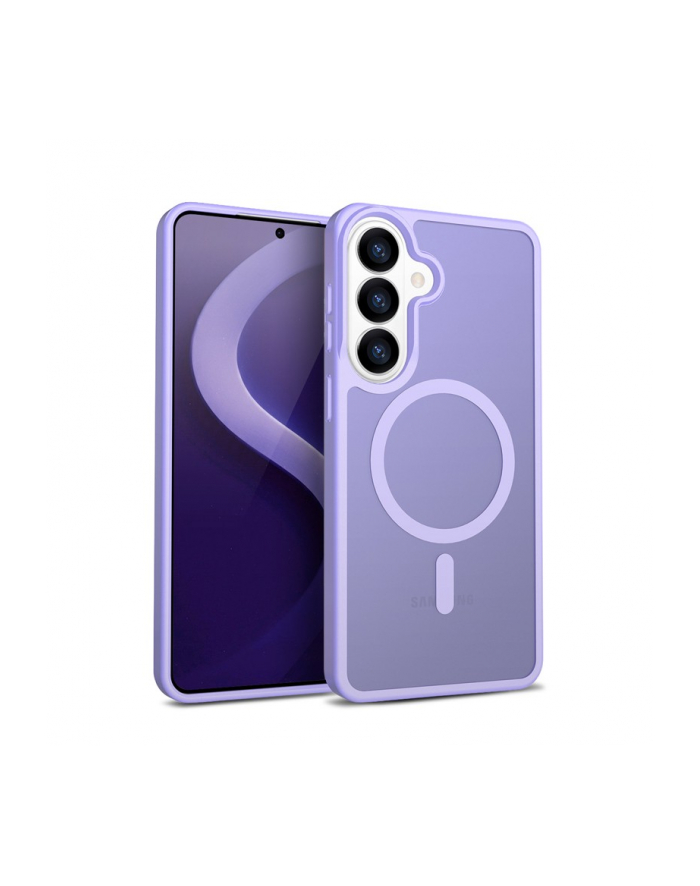 crong Etui Hybrid Matte Magnetic - MagSafe Samsung Galaxy S26 Lawendowe główny