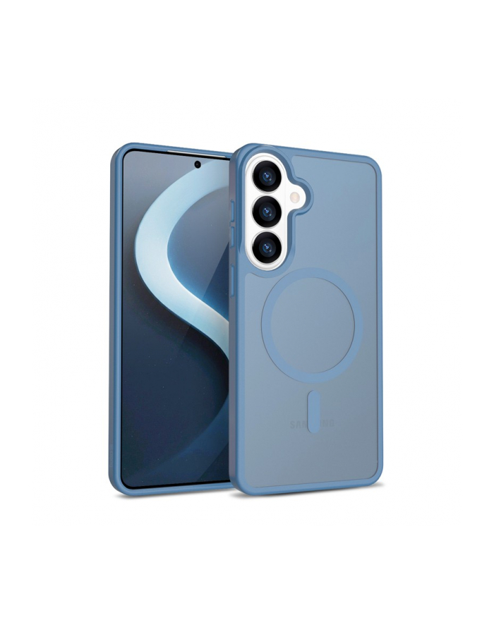 crong Etui Hybrid Matte Magnetic - MagSafe Samsung Galaxy S26 Niebieskie główny