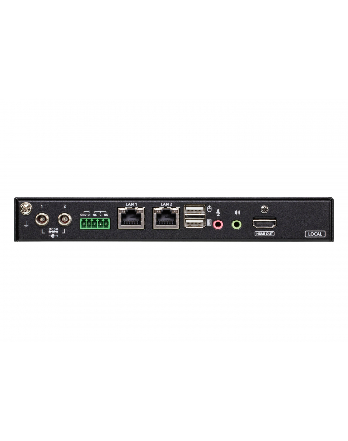 ATEN CN9850 Przełącznik KVM over IP  1-portowy przełącznik KVM over IP HDMI 4K z 1 współdzielonym lokalnym/zdalnym dostępem główny