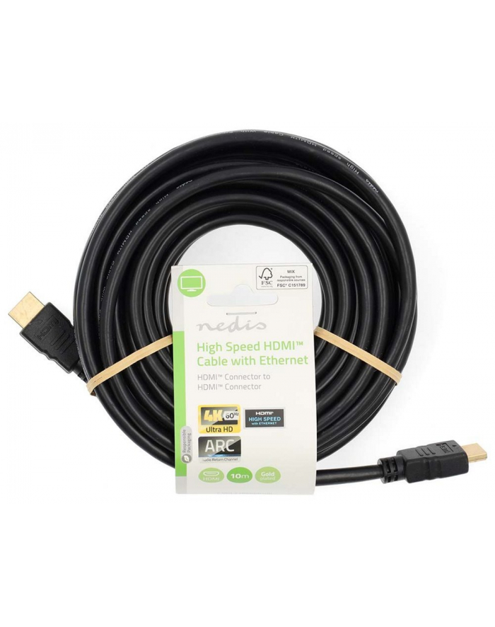 Nedis CVGL34060BK100 kabel HDMI 10 m HDMI Typu A (Standard) Czarny główny