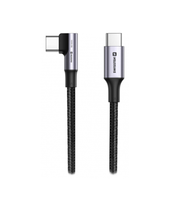Swissten Kabel Do Przesyłu Danych Ładowania Laptopa Telefonu Usb C 5A 100W nr 1