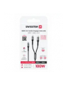 Swissten Kabel Do Ładowania W Oplocie 2W1 Usb C 2X 100 1 5M - nr 4