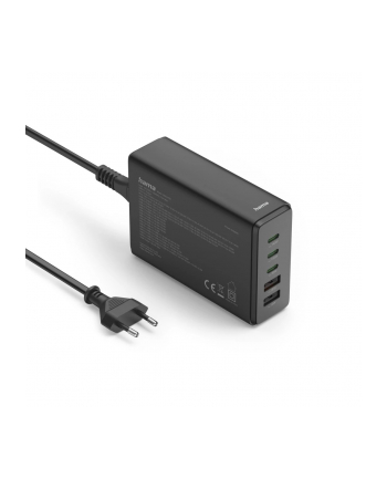 Hama Stacja Ładująca 140W Usb Gan 3Xusb C 2Xusb A Powerdelivery Quickcharge (201978) nr 1