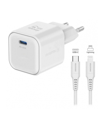Swissten Ładowarka Sieciowa Usb-C 35 W + Kabel Usb-C/Lightning nr 1