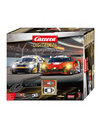 Carrera Digital 124 Tor Samochodowy Super Showdown 8M + 2 Samochody 23639