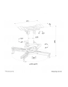 neomounts Uchwyt sufitowy do projektora CL25-530WH1 h:25,5 cm biały - nr 24