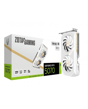 zotac Karta graficzna GeForce RTX 5070 TWIN EDGE OC WHITE 12GB GDDR7 192bit