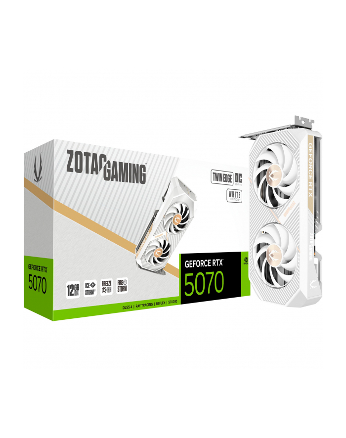zotac Karta graficzna GeForce RTX 5070 TWIN EDGE OC WHITE 12GB GDDR7 192bit główny