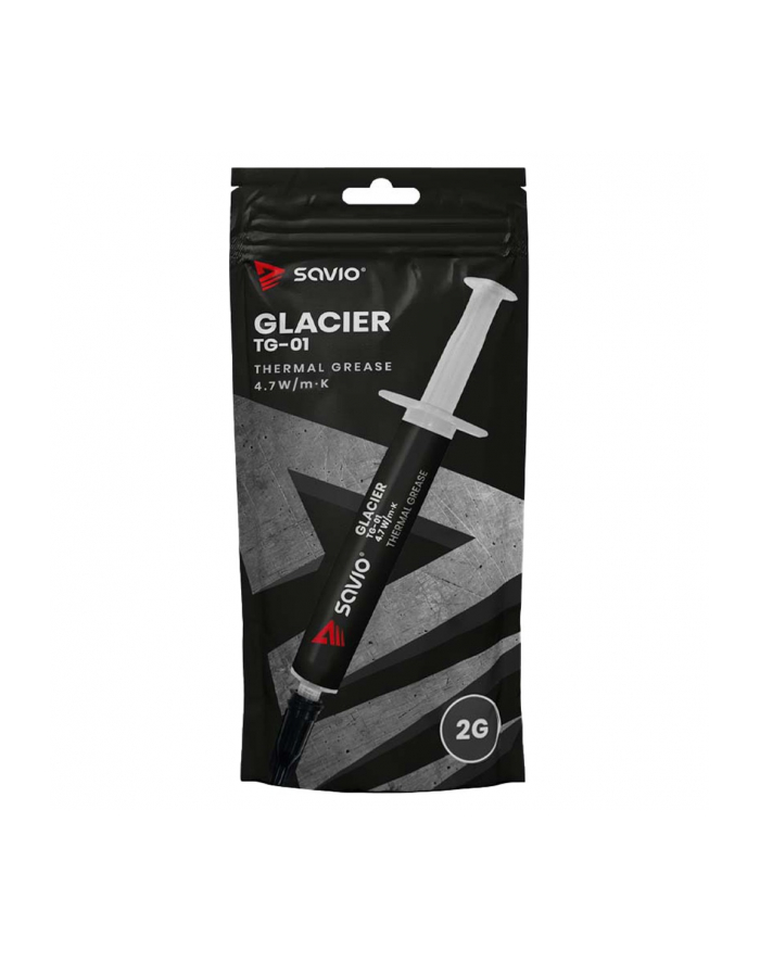 savio Pasta termoprzewodząca GLACIER TG-01 4.7W/m-K, 2g główny