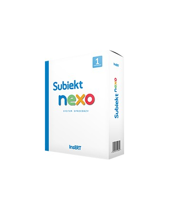 insert Subiekt NEXO box 1 stanowisko SN1