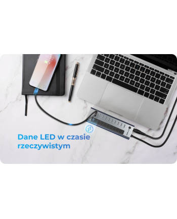 icybox HUB IB-HUB1450-C31 10 x USB TYPE-C Gen 2 z zasilaczem nr 2