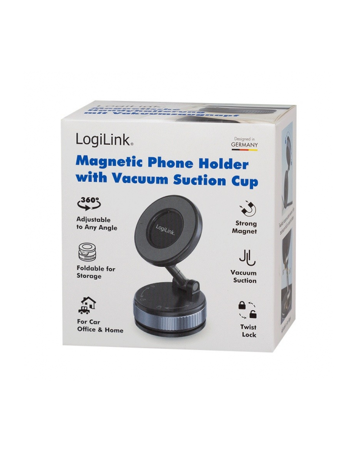 logilink Magnetyczny uchwyt na smartphone z przyssawką główny