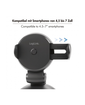 logilink Uchwyt samochodowy na smartfona z przyssawką nr 2