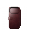 Nomad Modern Leather Folio iPhone 17 Pro bordowy Horween - nr 6