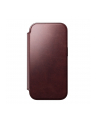 Nomad Modern Leather Folio iPhone 17 Pro bordowy Horween - nr 9