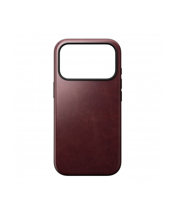 Nomad Modern skorzane etui iPhone 17 Pro Burgundy Horween