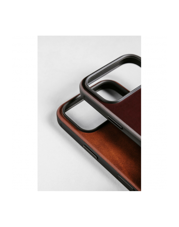 Nomad Modern skorzane etui iPhone 17 Pro Burgundy Horween główny
