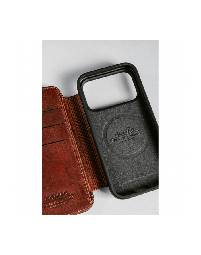 Nomad Modern Leather Folio iPhone 17 Pro Max Olde Dublin H. główny