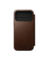 Nomad Modern Leather Folio iPhone 17 Pro Max brazowy - nr 1