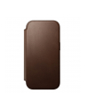 Nomad Modern Leather Folio iPhone 17 Pro brazowy - nr 6