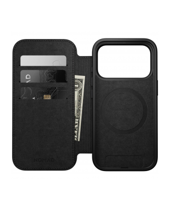 Nomad Modern Leather Folio iPhone 17 Pro brazowy