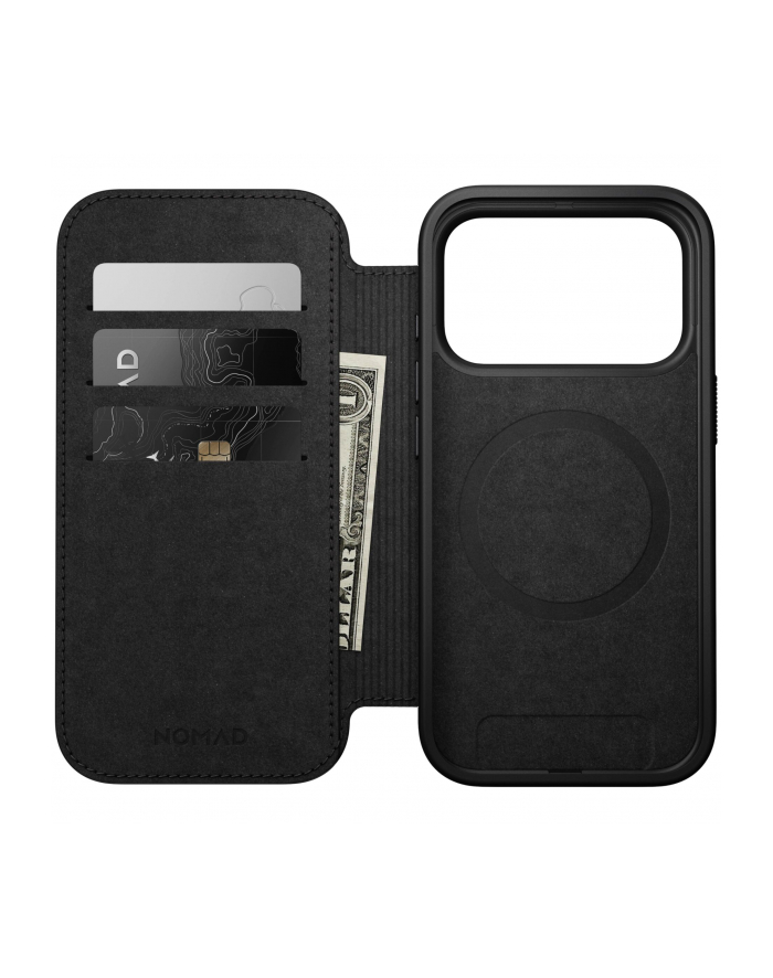 Nomad Modern Leather Folio iPhone 17 Pro brazowy główny