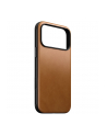Nomad Modern skorzane etui iPhone 17 Pro Max English Tan - nr 6