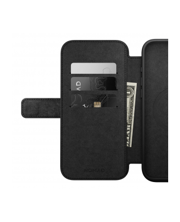 Nomad Modern Leather Folio iPhone 16 Pro Max Black