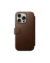 Nomad Modern Leather Folio iPhone 16 Pro Brown - nr 11