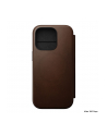 Nomad Modern Leather Folio iPhone 16 Pro Brown - nr 2