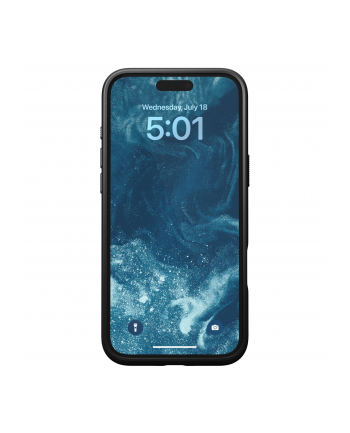 Nomad Modern Leather Case iPhone 16 Plus Black