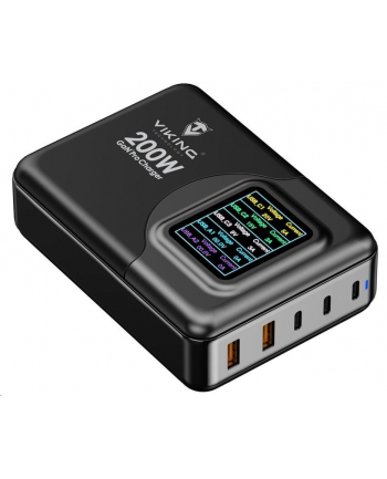 Viking Ładowarka nabíječka USB GaN 200W PD Pro nr 1
