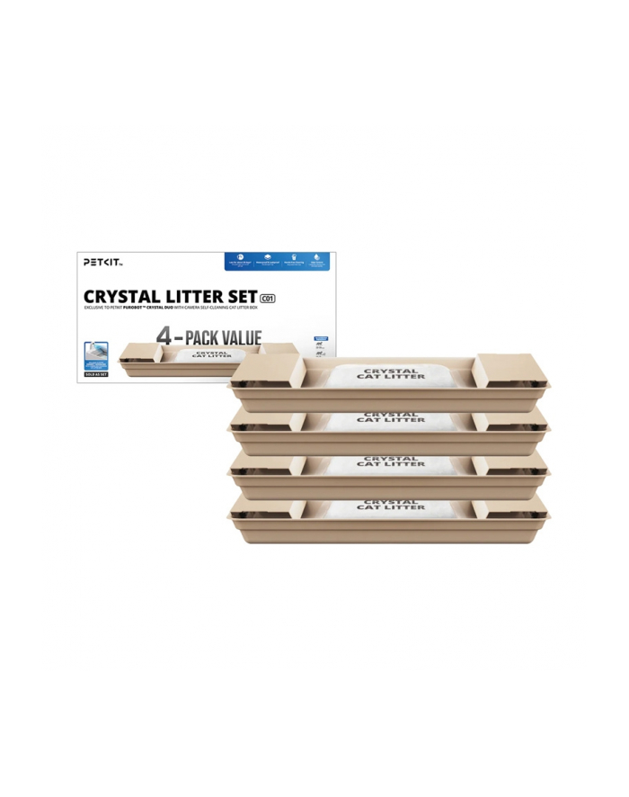 Petkit Zestaw Żwirków Do Kuwety Purobot Crystal Duo Crystal Litter Set C01 główny