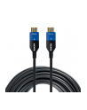 Premiumcord Kabel optyczny Ultra High Speed HDMI 2.1 8K@60Hz 4K@120Hz 25m pozłacany (KPHDM21M25) - nr 2
