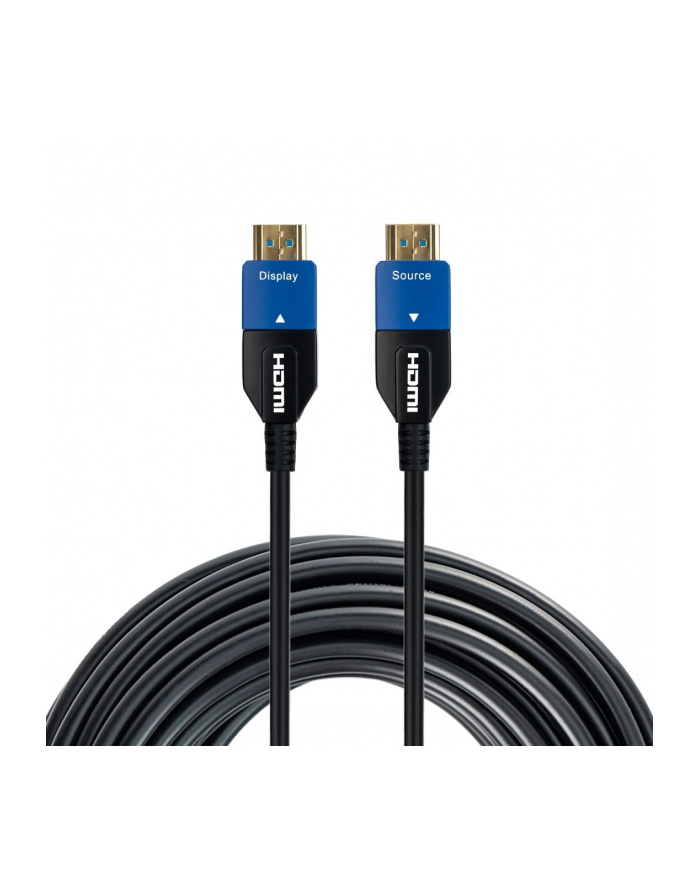 Premiumcord Kabel optyczny Ultra High Speed HDMI 2.1 8K@60Hz 4K@120Hz 25m pozłacany (KPHDM21M25) główny