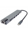 Premiumcord adaptér usb-c na hdmi + usb3.0 + usb2.0 + pd + sd/tf + - nr 1
