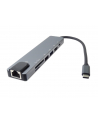 Premiumcord adaptér usb-c na hdmi + usb3.0 + usb2.0 + pd + sd/tf + - nr 6