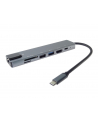 Premiumcord adaptér usb-c na hdmi + usb3.0 + usb2.0 + pd + sd/tf + - nr 7