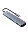 Premiumcord adaptér usb-c na hdmi + usb3.0 + usb2.0 + pd + sd/tf + - nr 8
