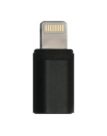 Adapter USB Bury Lightning - microUSB Czarny - nr 1