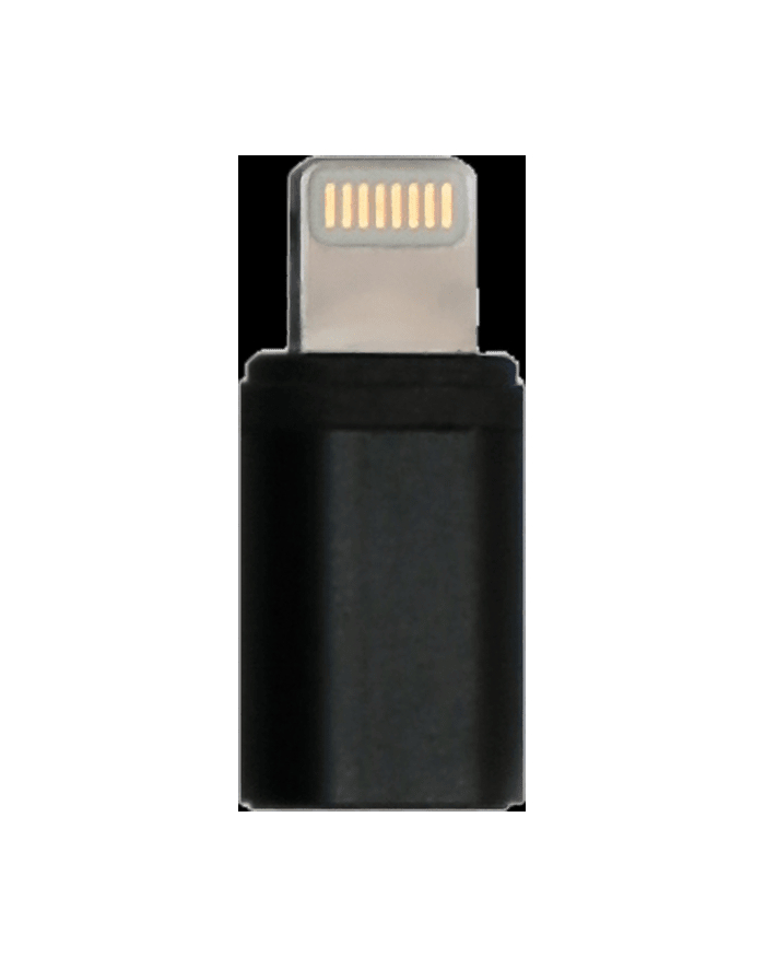 Adapter USB Bury Lightning - microUSB Czarny główny
