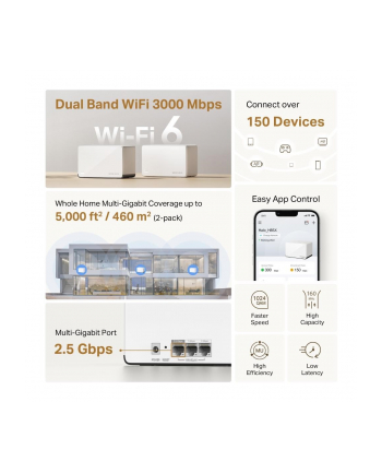 Mercusys Router Halo H85X (3 szt.) (HALOH85X3PACK)