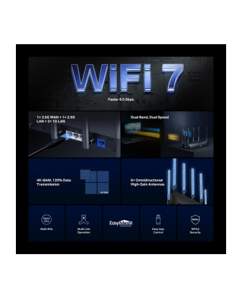 Mercusys MR37BE BE6500 Tri-Band