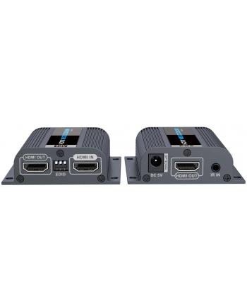 Premiumcord Kabel HDMI extender na 50m přes jeden kabel Cat6/6a/7, EDID nastavení