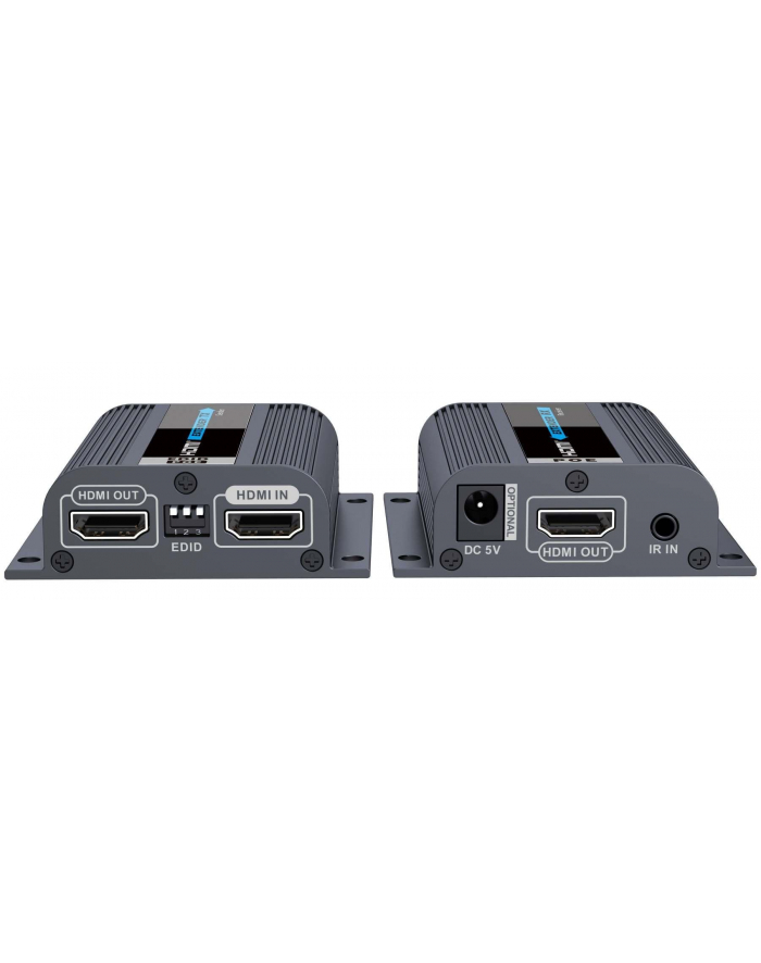 Premiumcord Kabel HDMI extender na 50m přes jeden kabel Cat6/6a/7, EDID nastavení główny