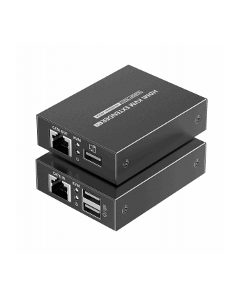 Premiumcord Kabel HDMI KVM extender 4K a FULL HD 1080p na 70m s přenosem USB