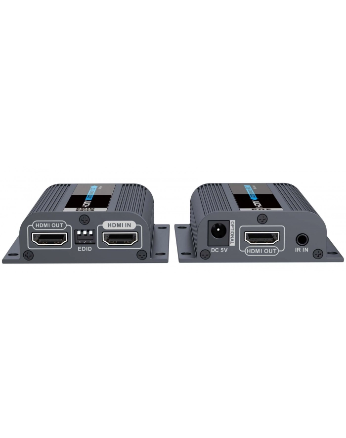 Premiumcord Kabel HDMI extender na 50m přes jeden kabel Cat6/6a/7, EDID nastavení główny