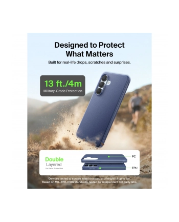 Belkin SheerForce Pczerwonyect S26+ Schutzhülle dunkelbl. MSB016hqNY