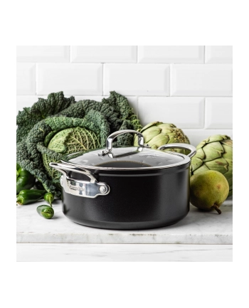 GreenPan Barcelona Pro Kasserolle 24cm Schwarz